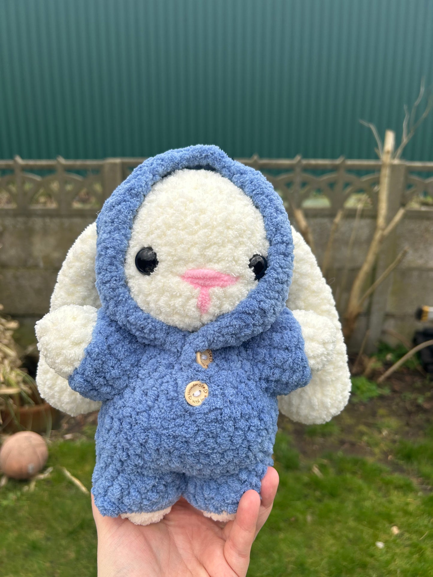 Bunny in onesie