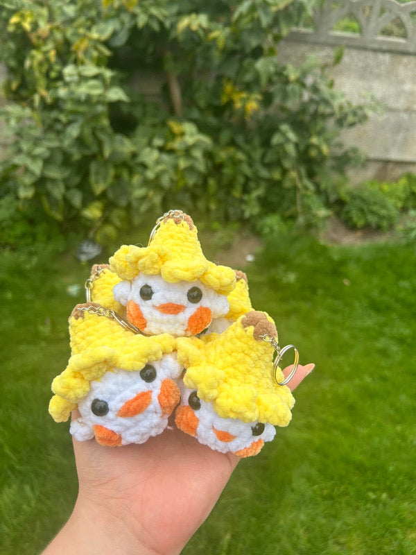 Banana duck keychain