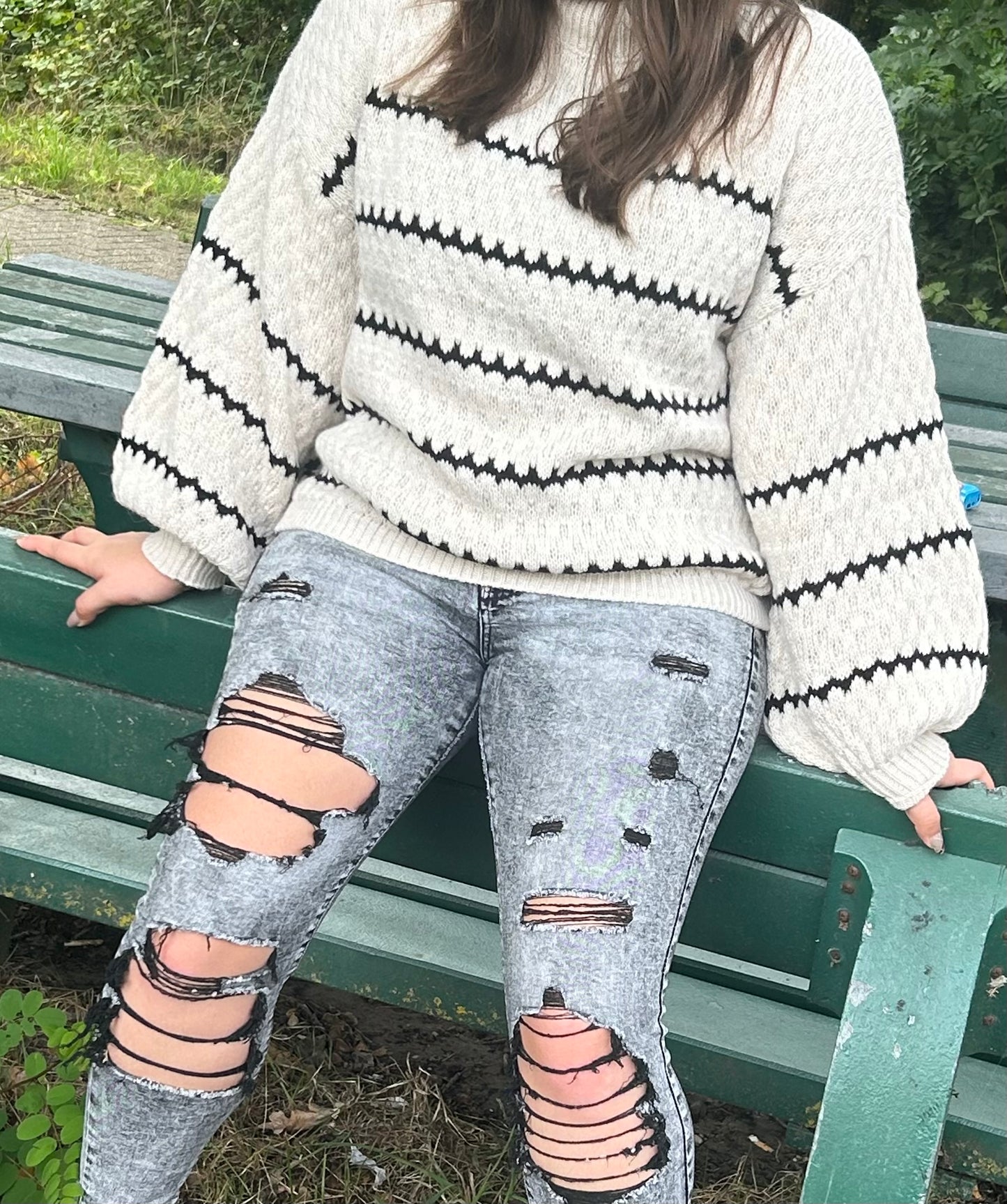 Cocoon sweater beige