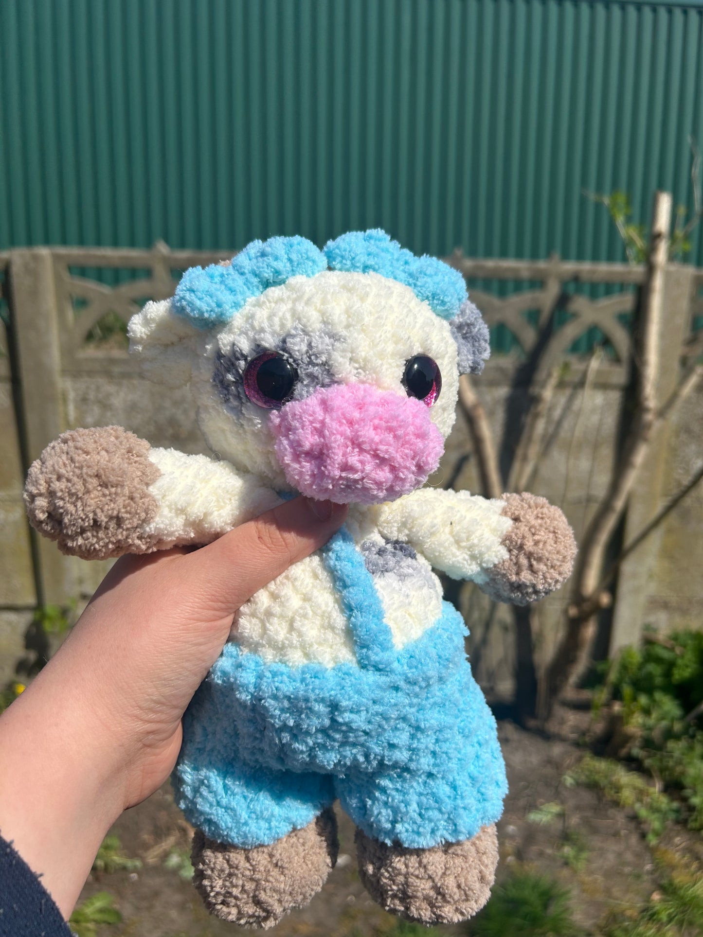 Blue Girly cow
