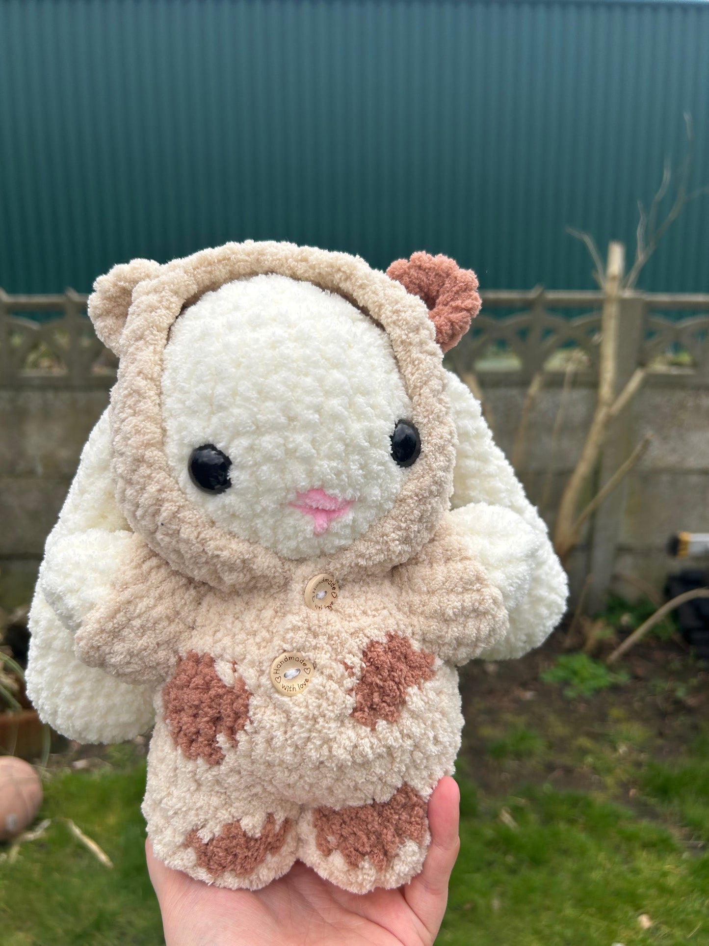 Bunny in onesie