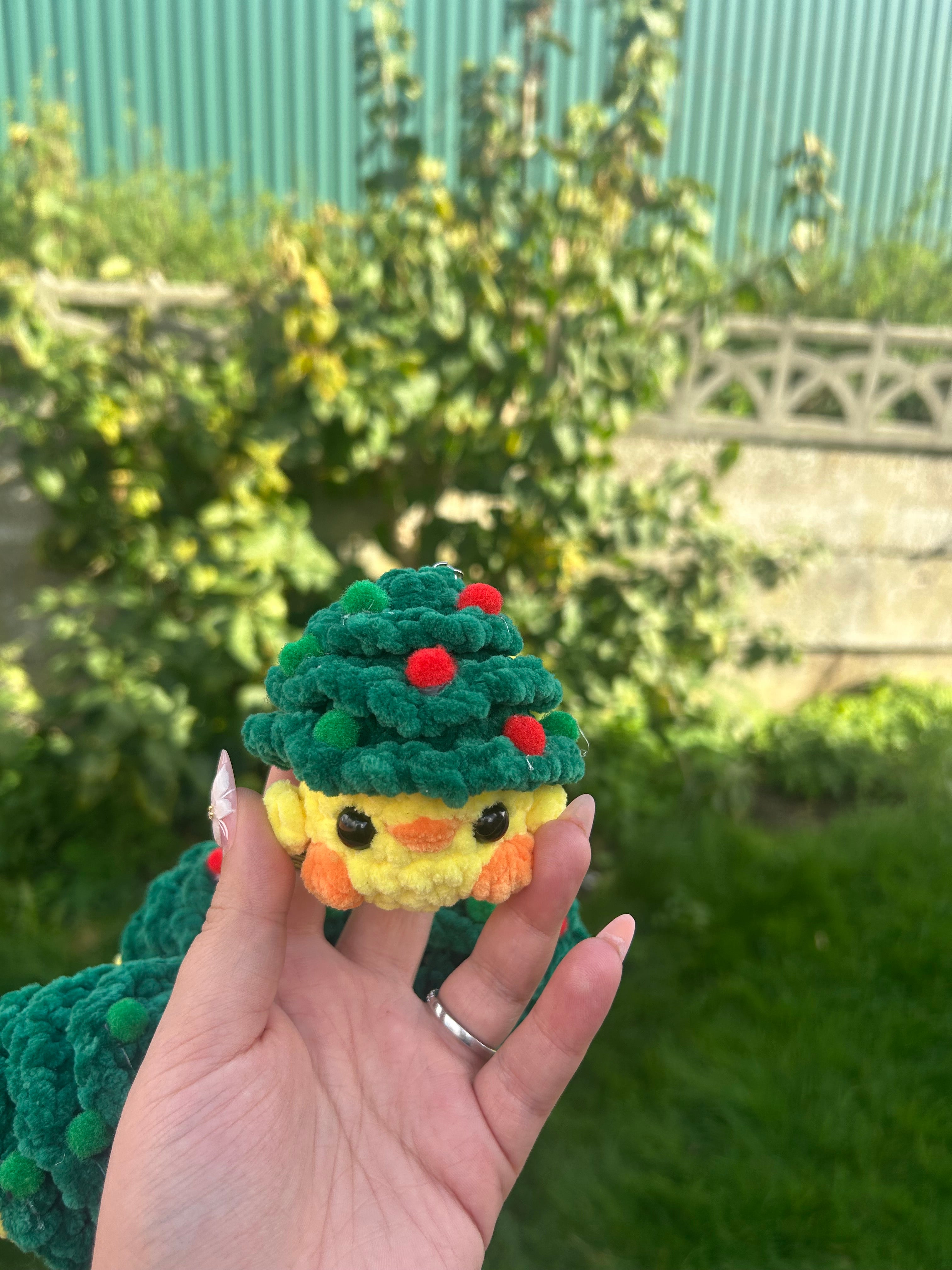 Christmas tree keychain