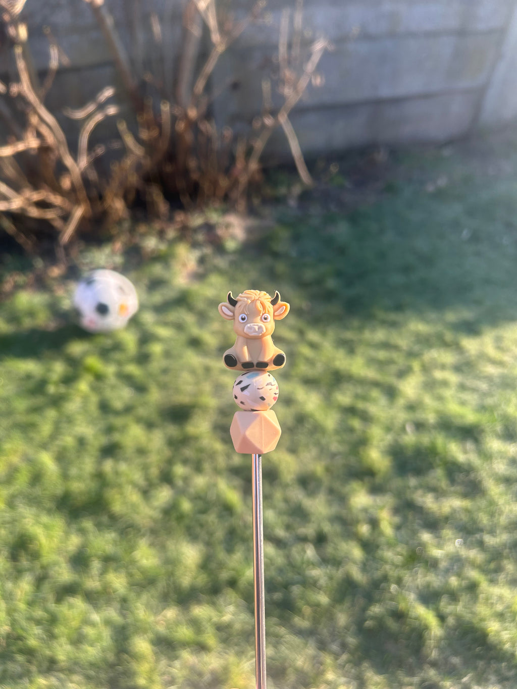 Magical farm brown - amigurumi sticks