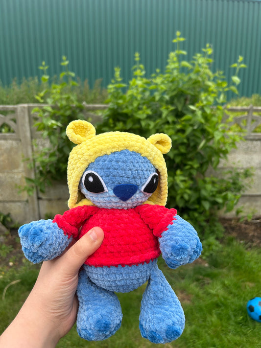 Blue alien - hoodie