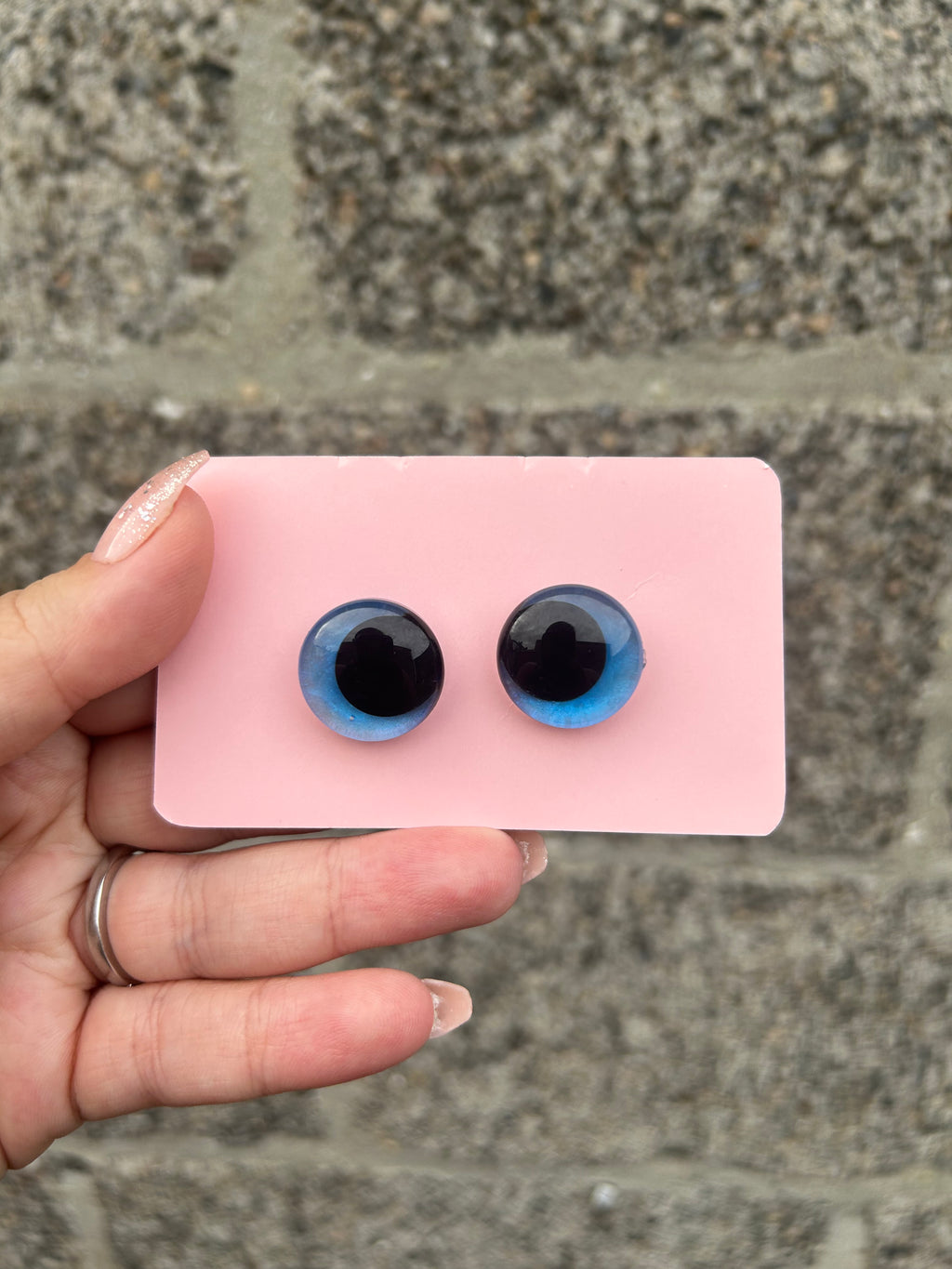 Magic blue safety eyes - 20mm (10pcs)