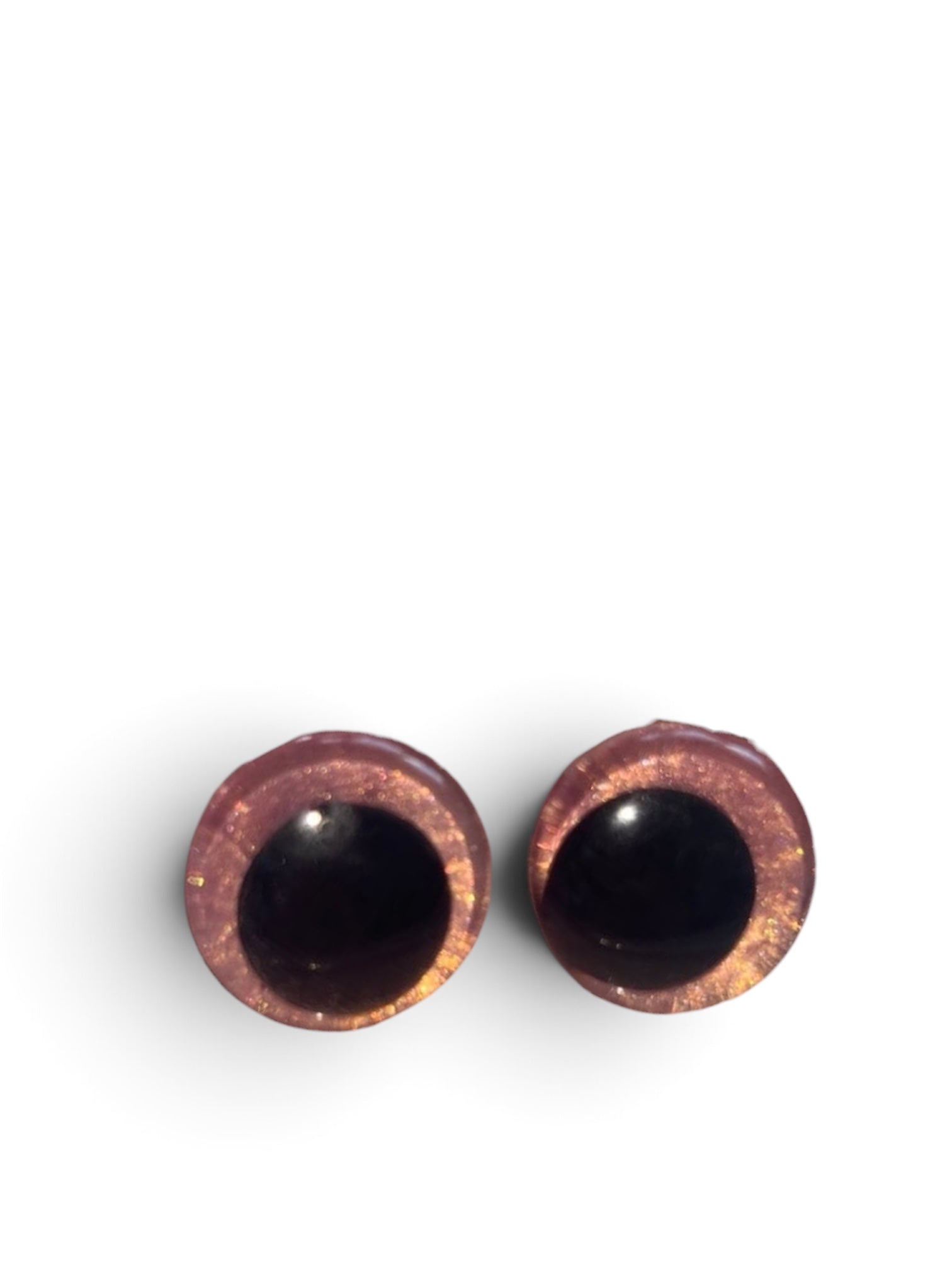 Golden purple safety eyes - 20mm (10pcs)