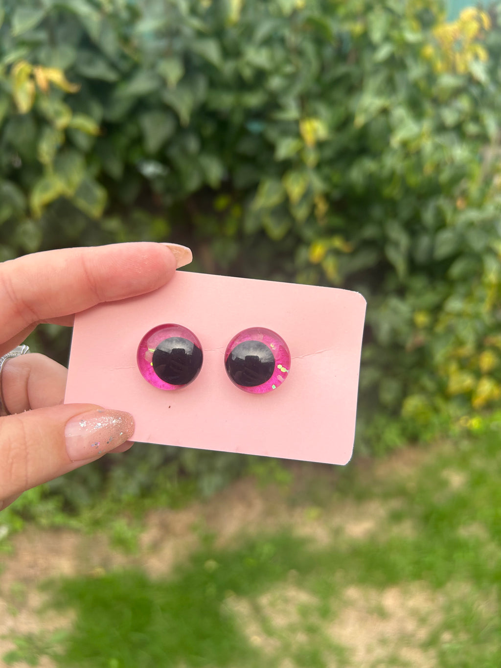 Rose red safety eyes - 20mm (10pcs)