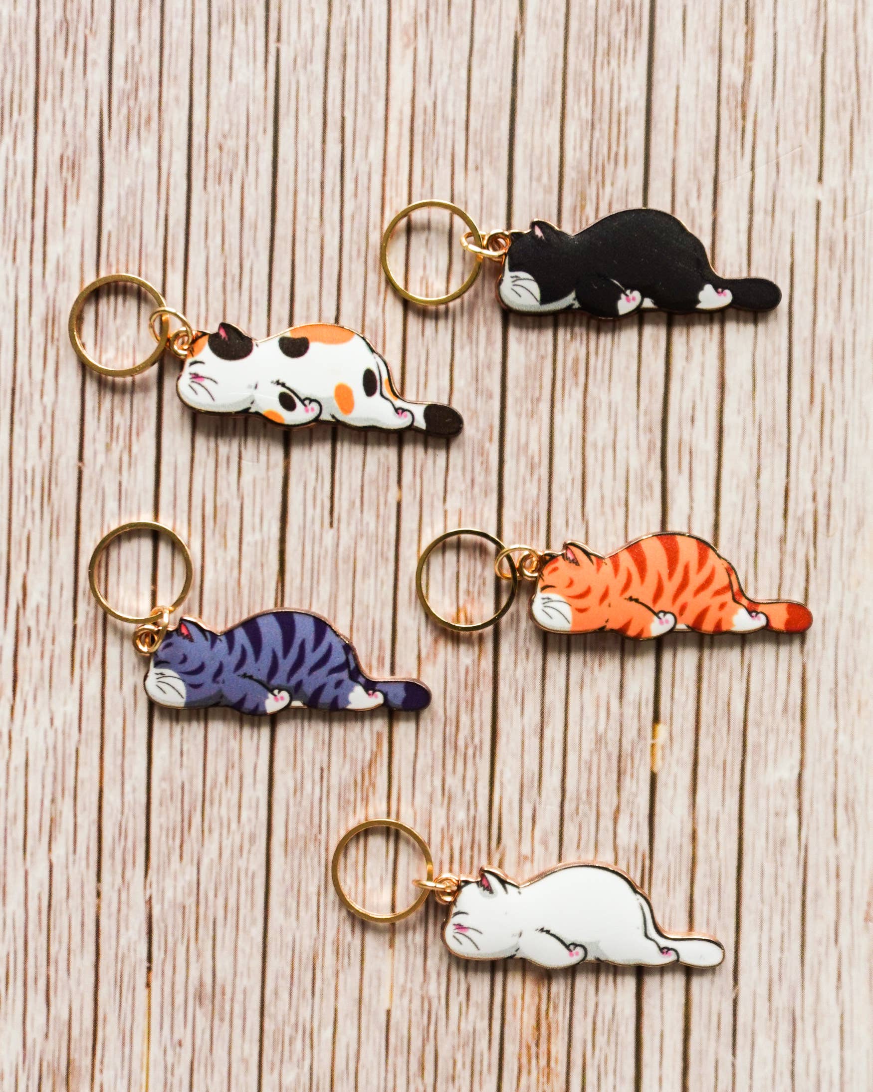 PRE ORDER: Little kitties  #2 - stitch markers