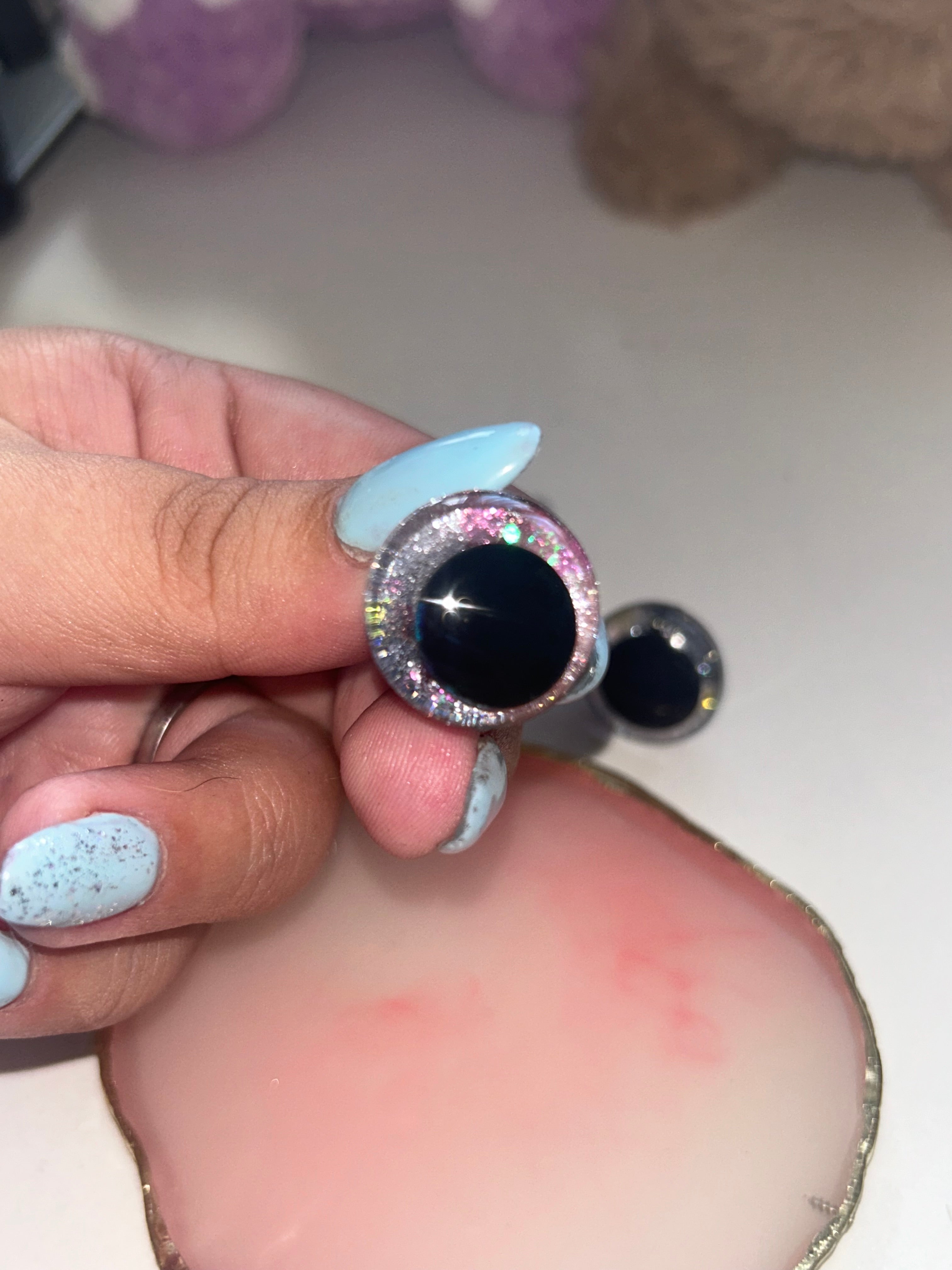 Shimmer pearl safety eyes - 20mm (10pcs)