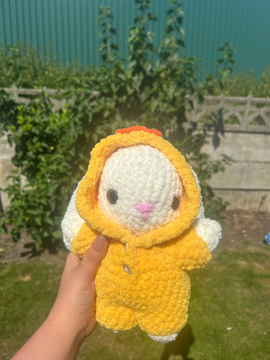 Bunny in onesie