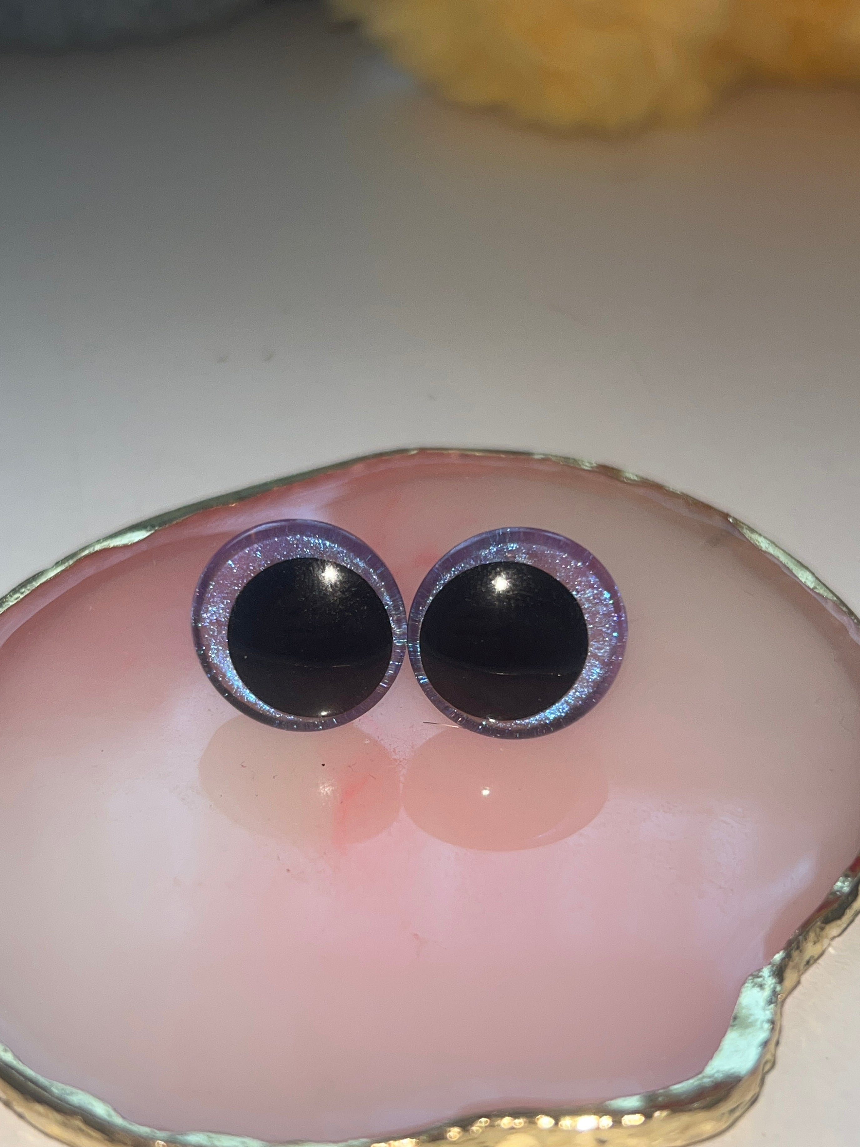 Enchanted violet safety eyes - 18mm (10pcs)