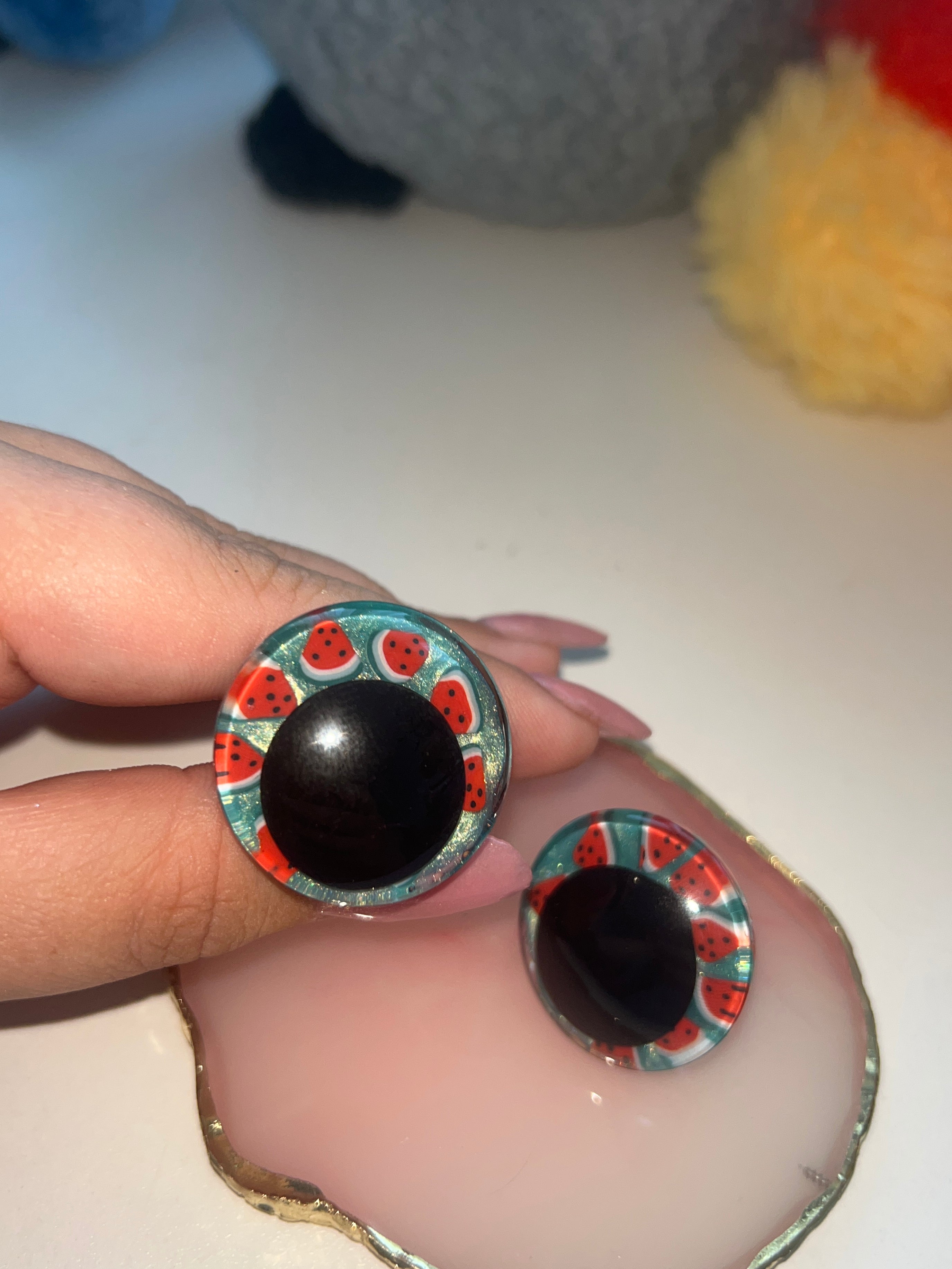 Watermelon dream safety eyes - 30mm (10pcs)