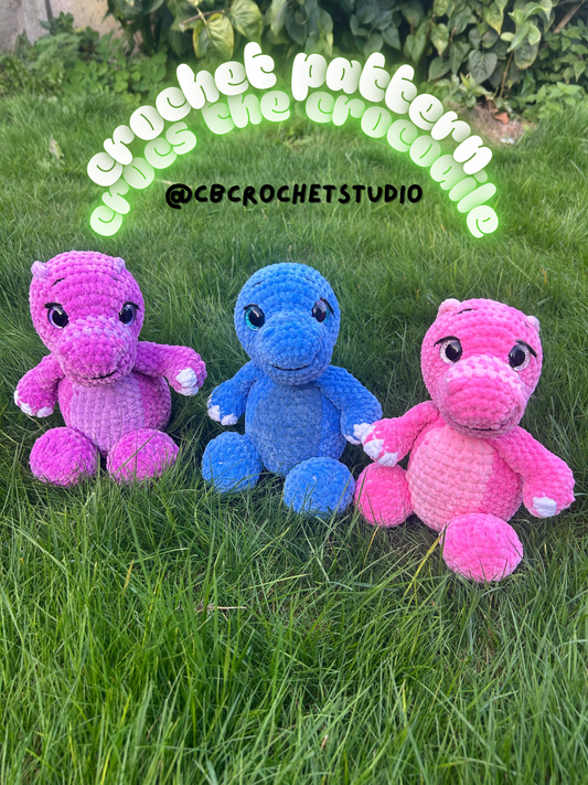 Crochet pattern crocs the crocodile