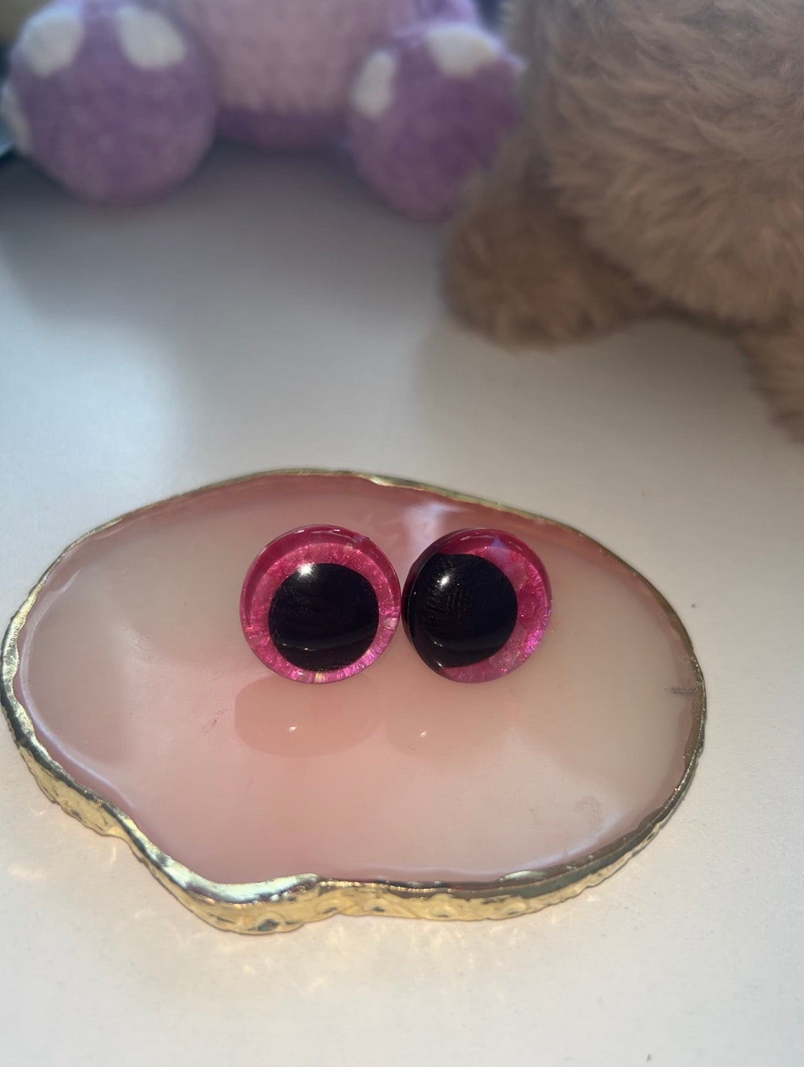 Magenta safety eyes - 20mm (10pcs)