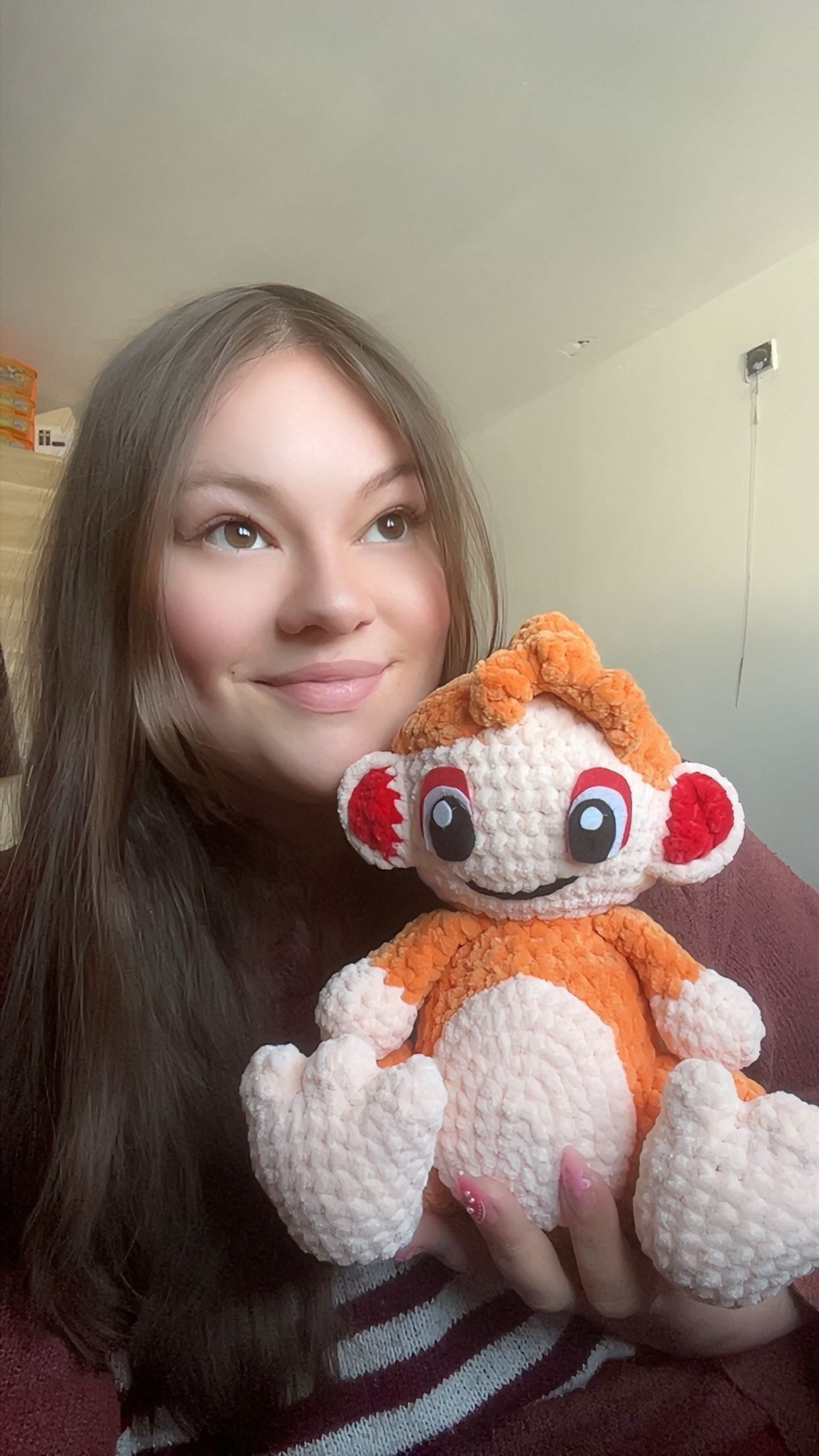 Crochet pattern - fire monkey