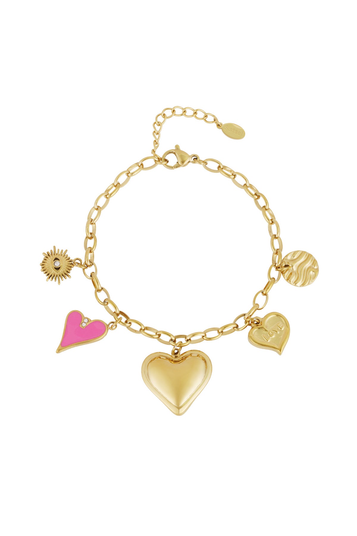 The love charm bracelet