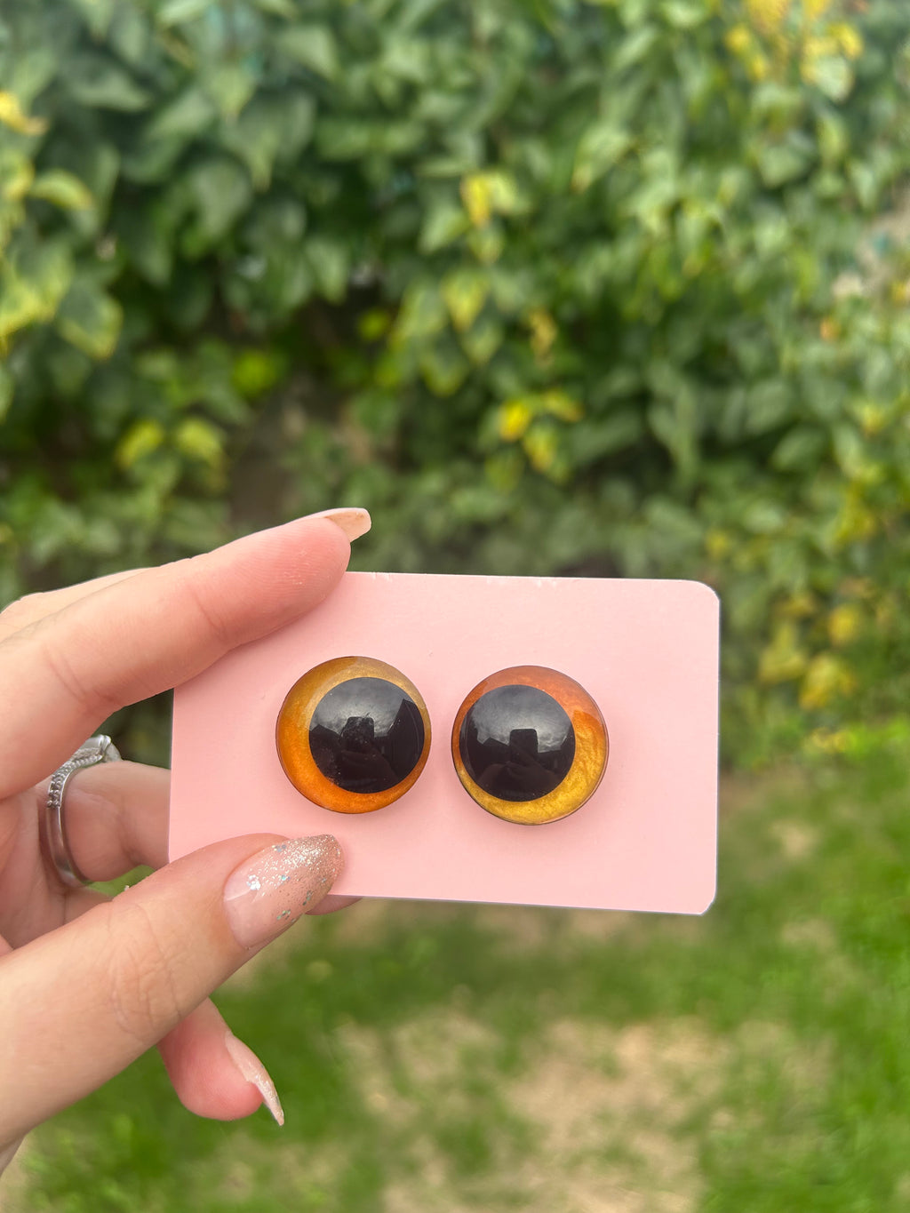 Fire ash safety eyes - 25mm (10pcs)