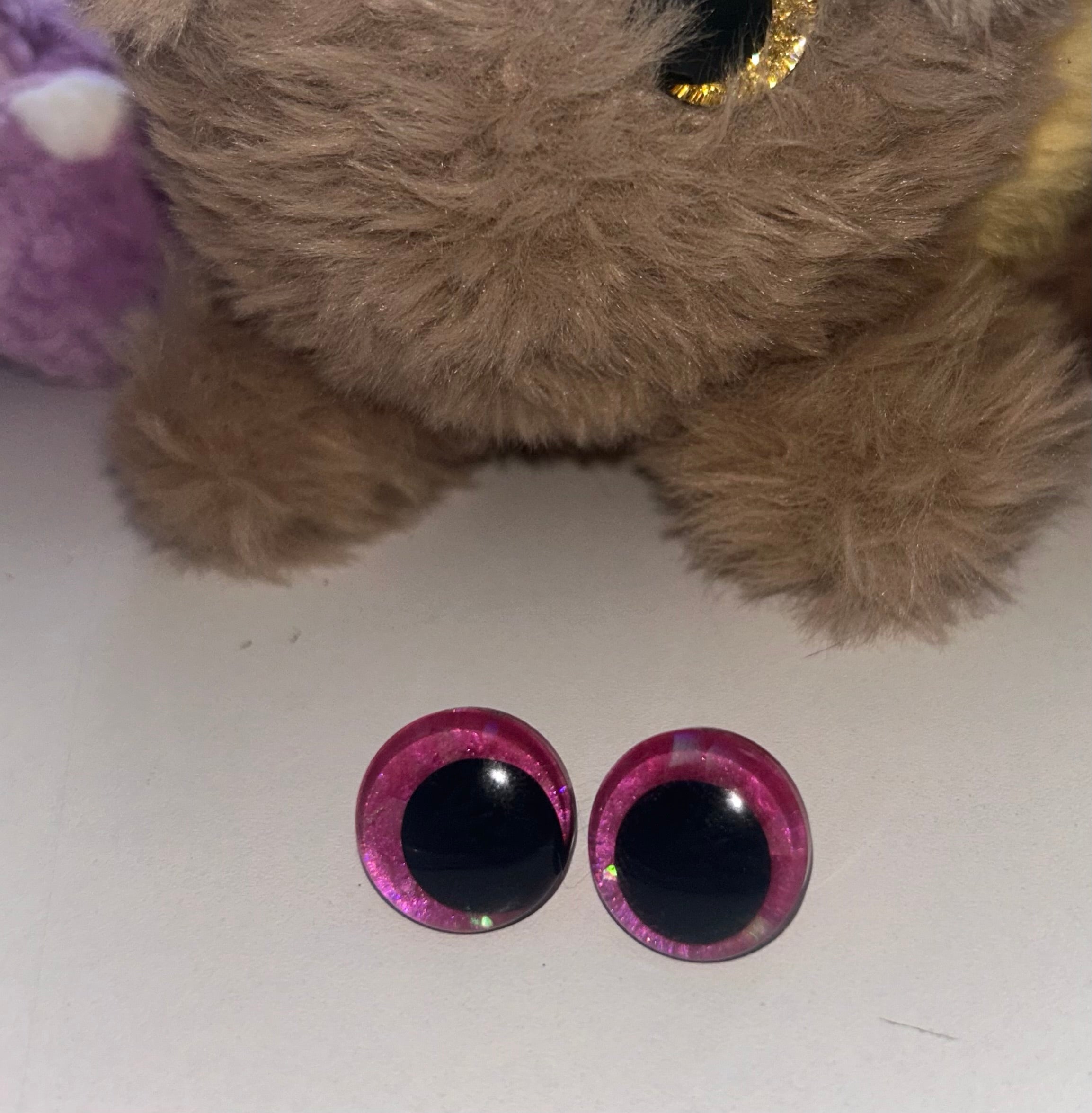 Rose red safety eyes - 20mm (10pcs)
