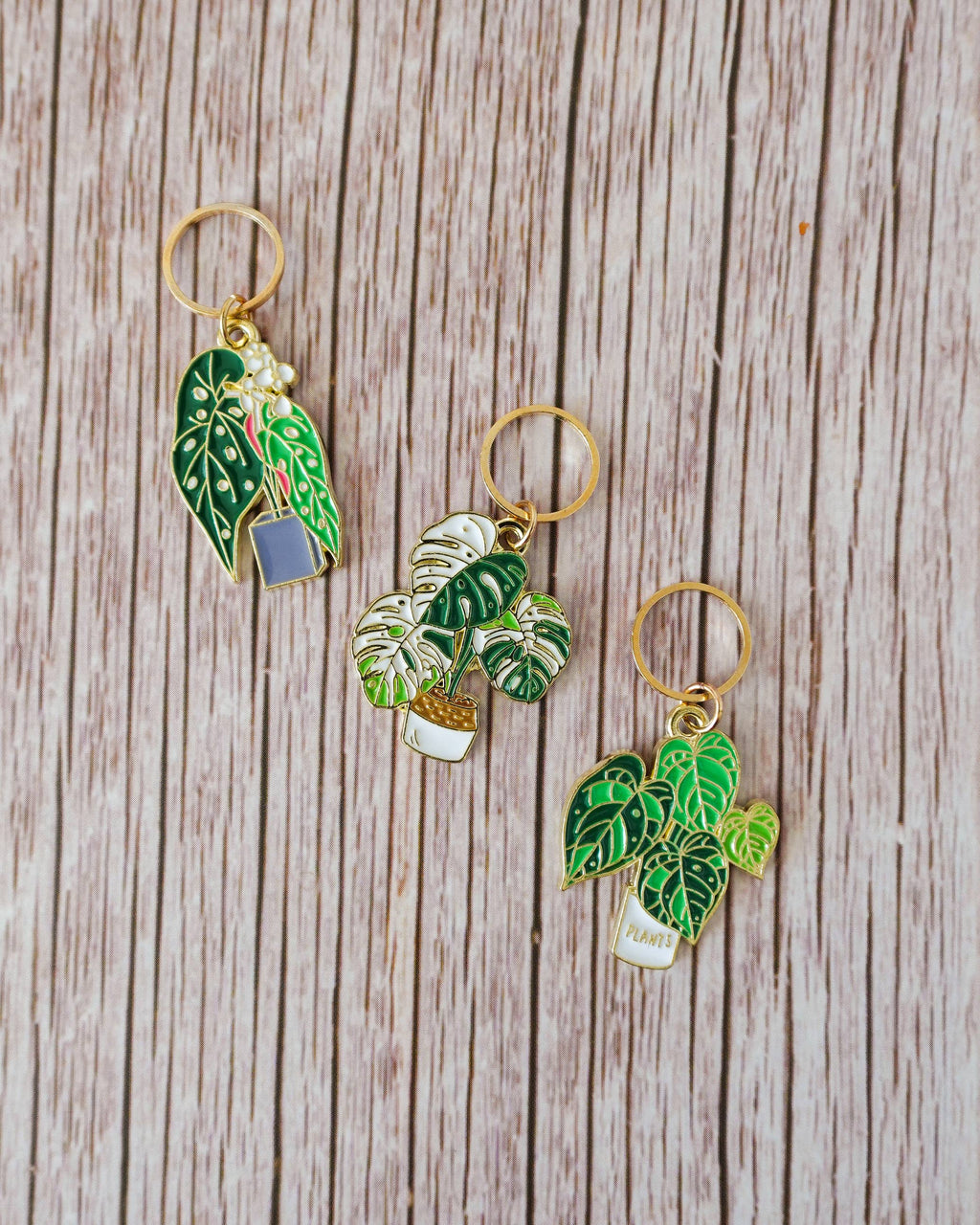 Monstera - stitchmarkers