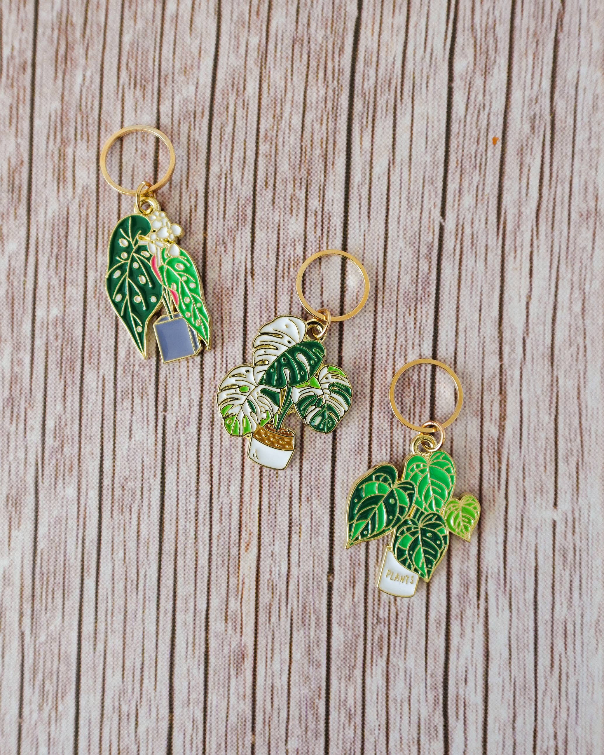 PRE ORDER: Monstera - stitchmarkers