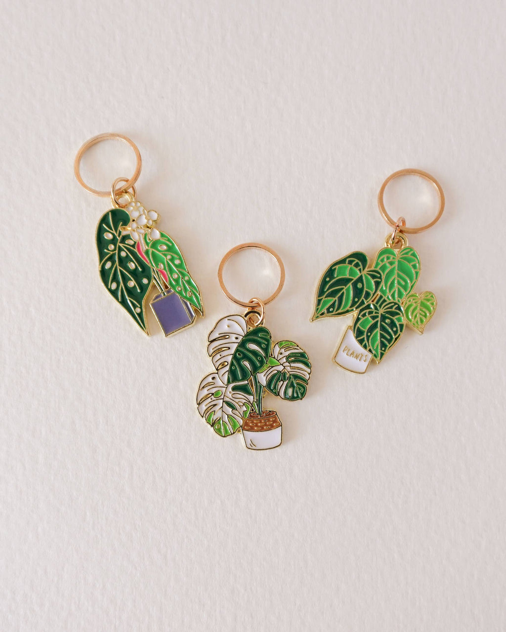 Monstera - stitchmarkers
