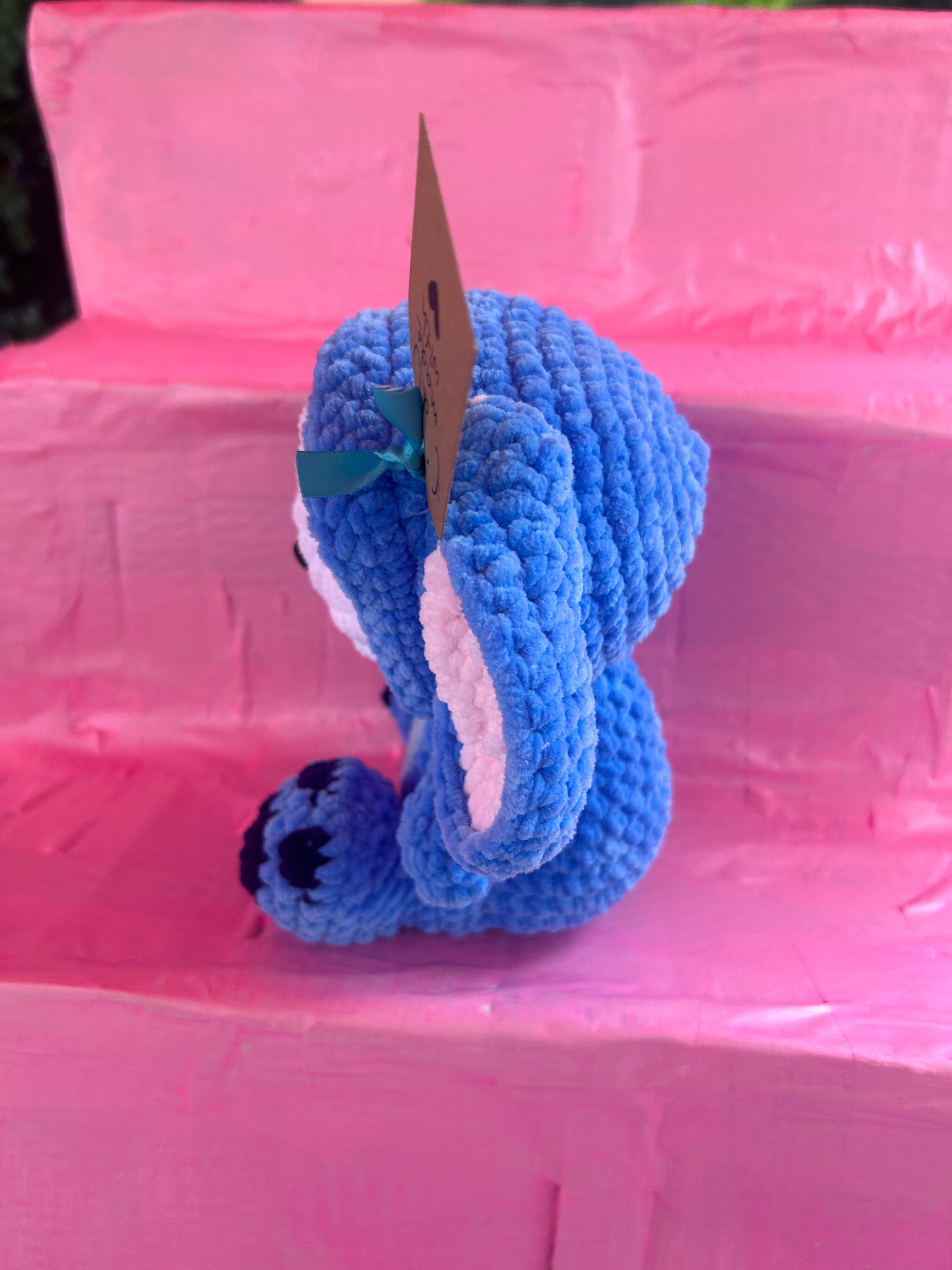 Bear in stitch costume