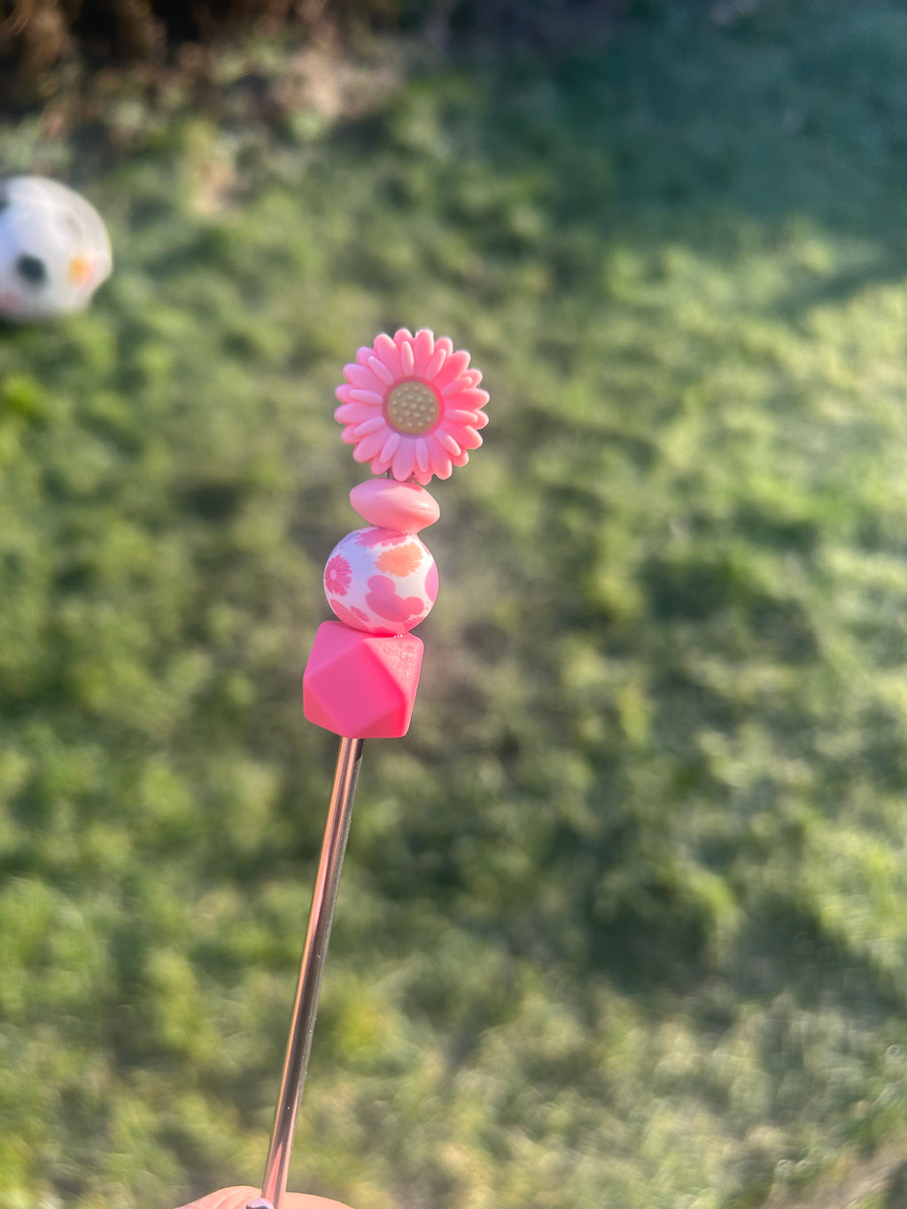 Magical farm pink - amigurumi sticks