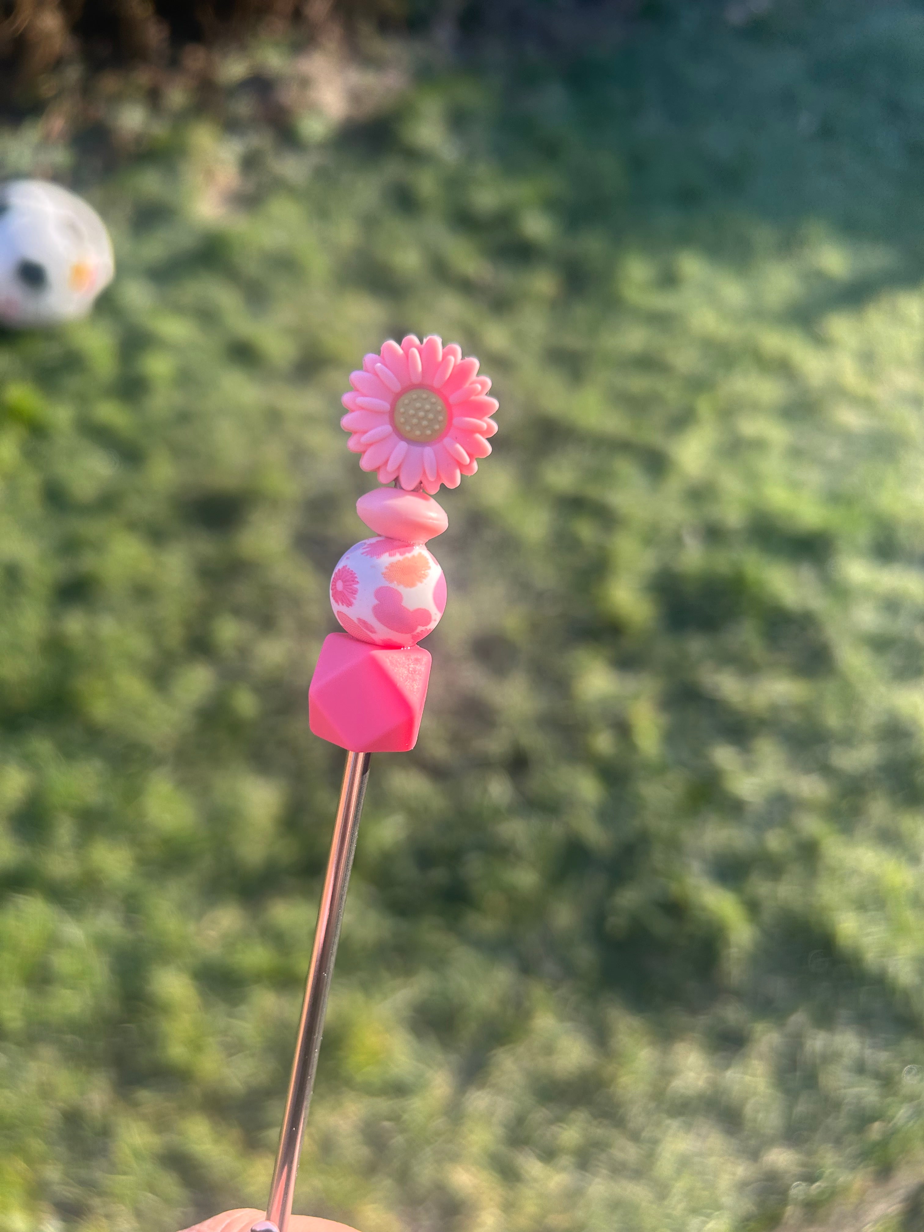 Magical farm pink - amigurumi sticks