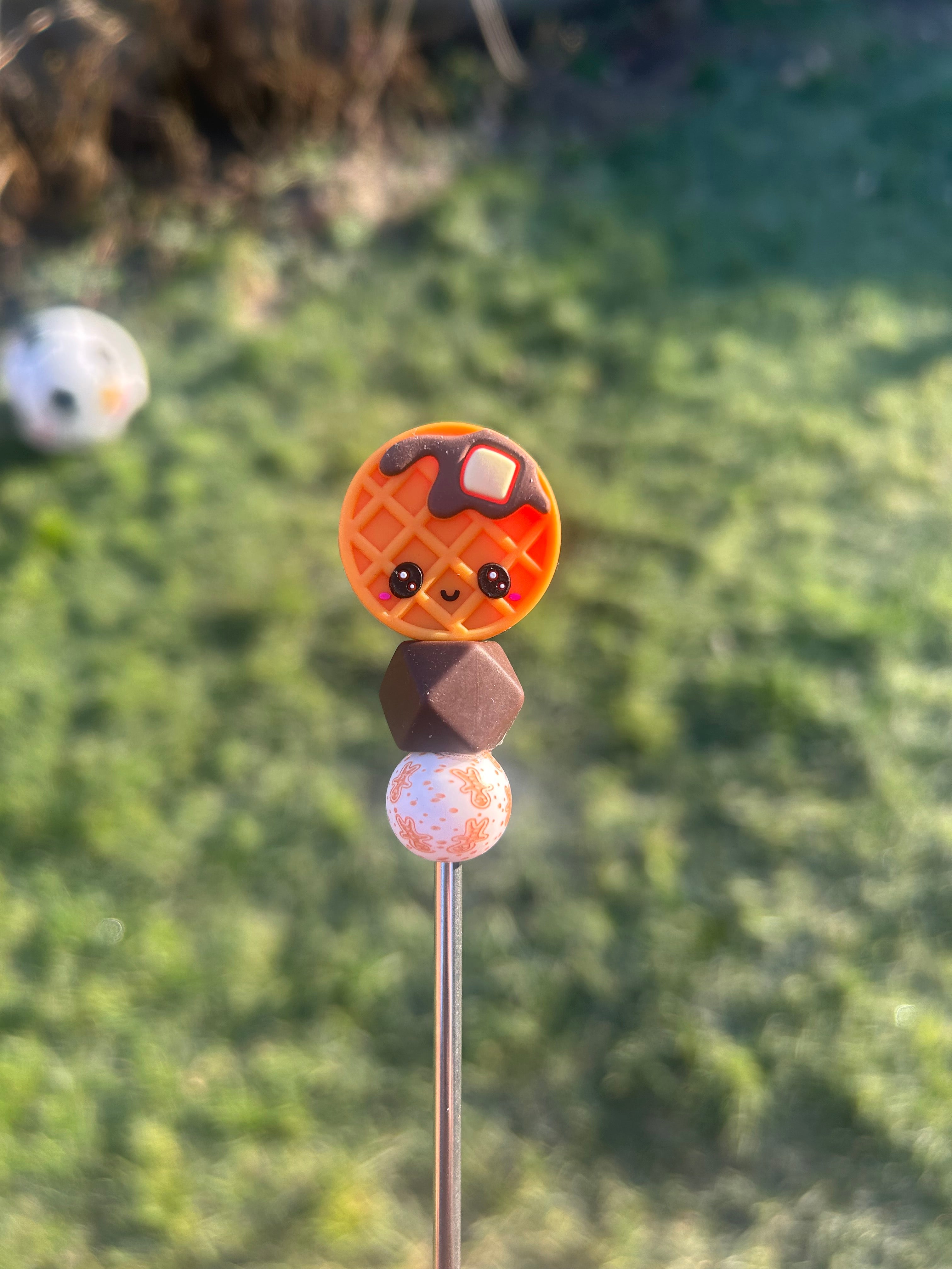 Waffle time - amigurumi sticks