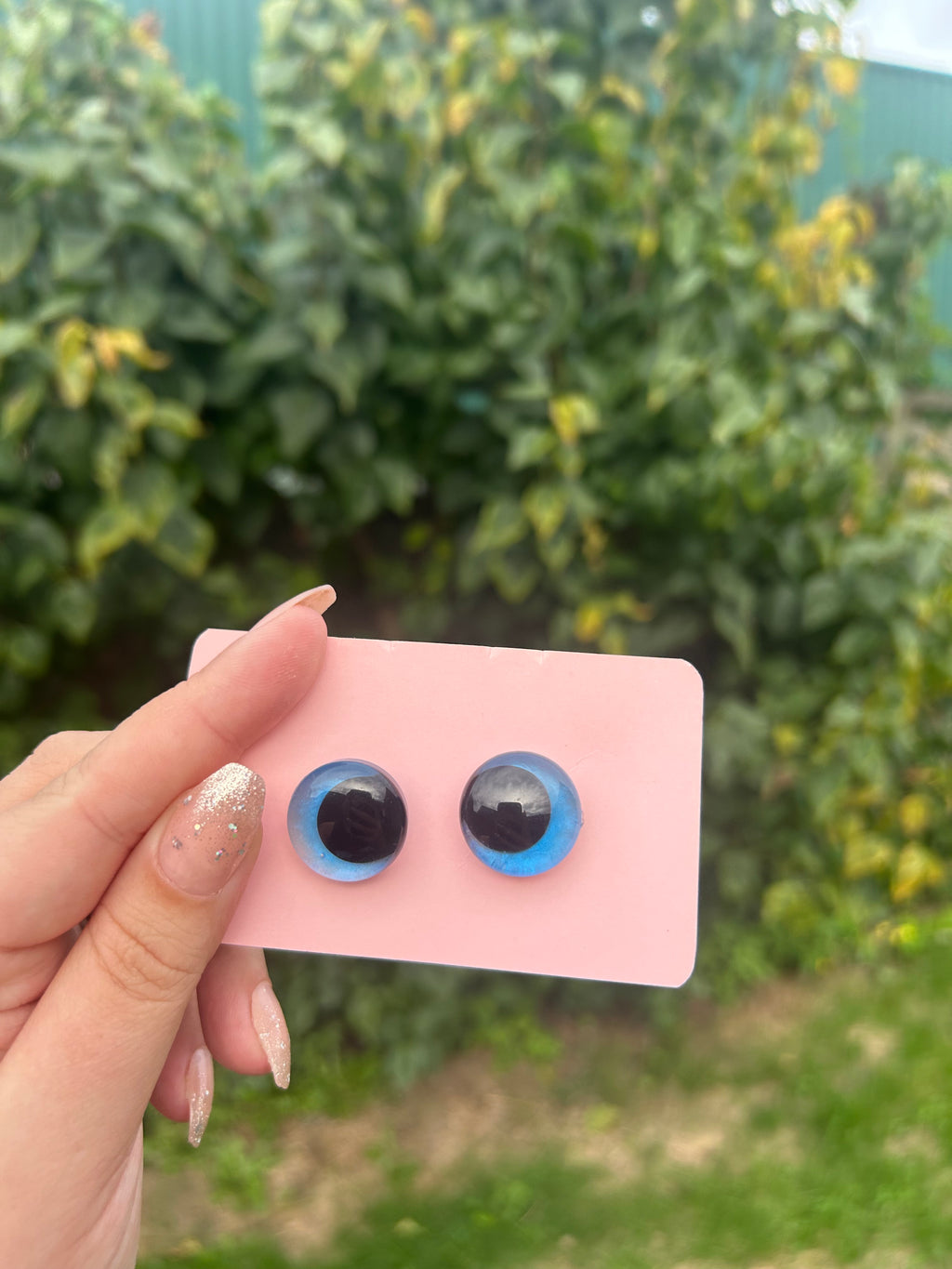Magic blue safety eyes - 20mm (10pcs)