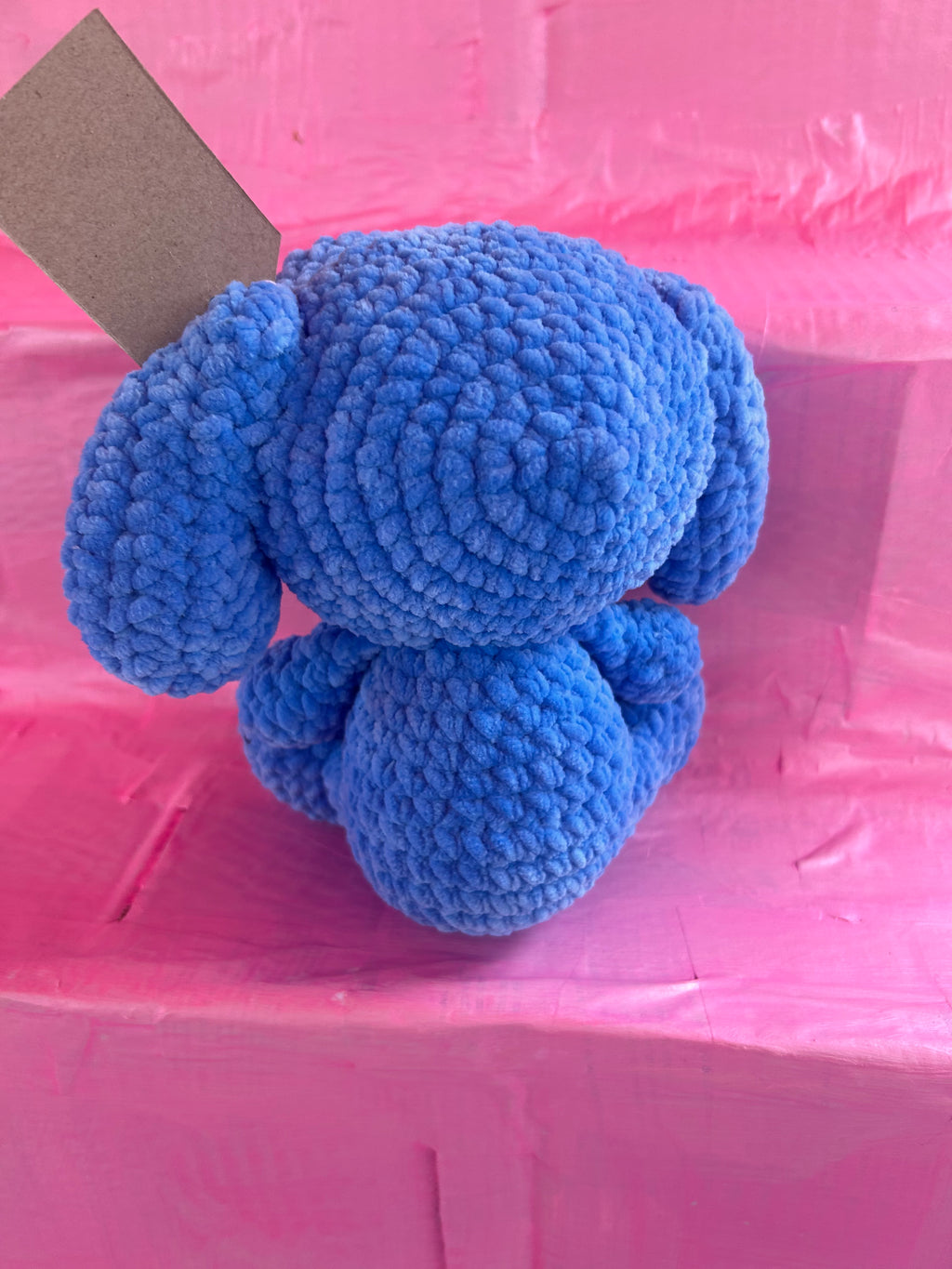 Bear in stitch costume