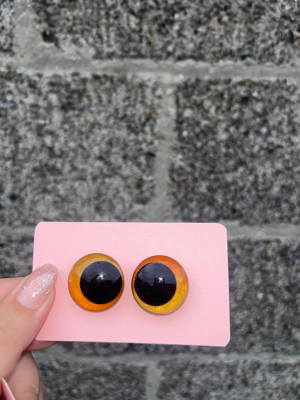 Fire ash safety eyes - 25mm (10pcs)