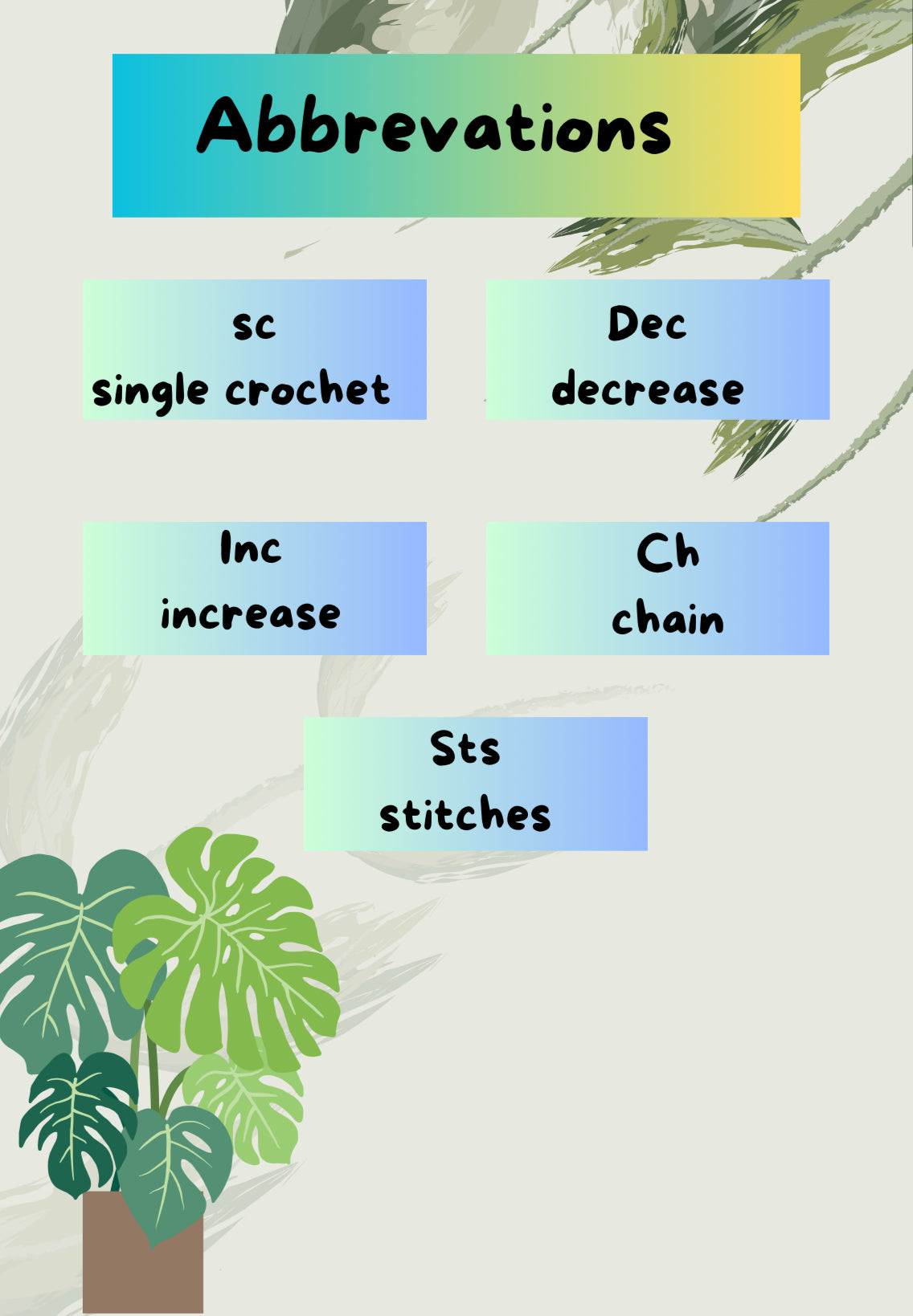 Crochet pattern bunny