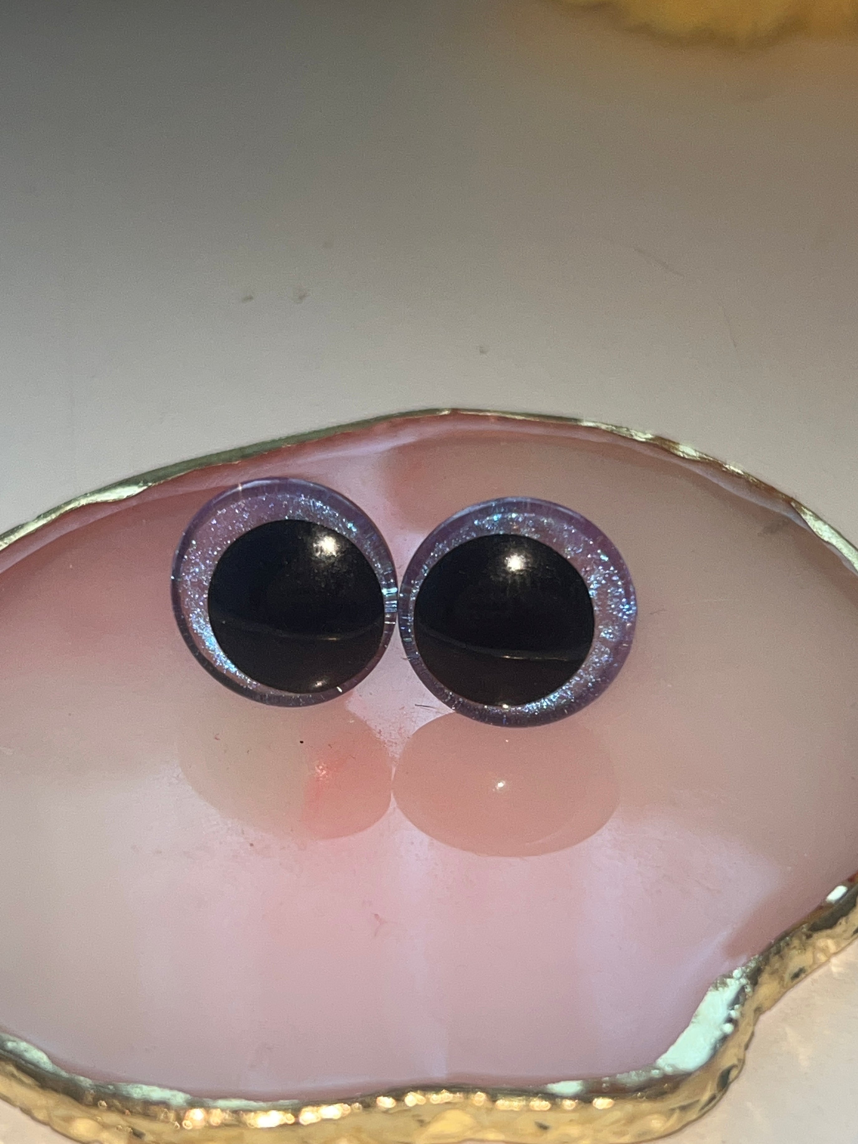 Enchanted violet safety eyes - 18mm (10pcs)