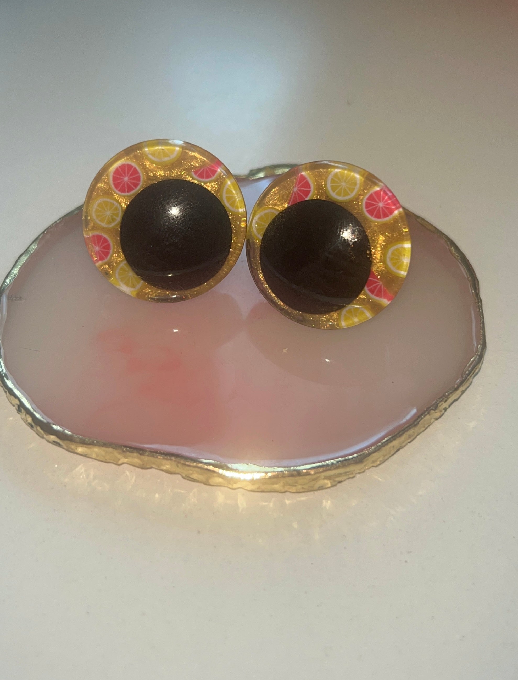 Pink lemonade safety eyes - 30mm (10pcs)