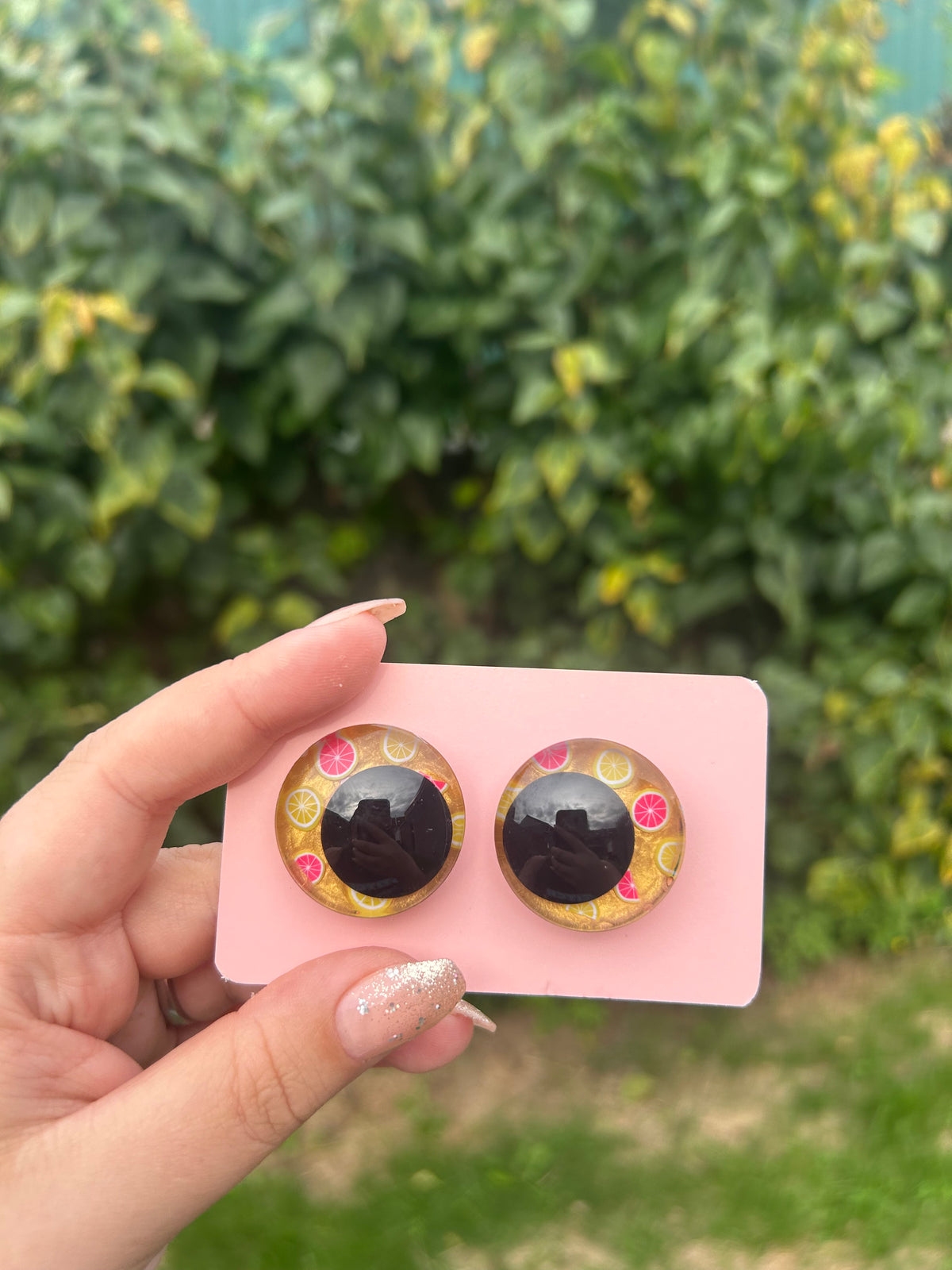 Pink lemonade safety eyes - 30mm (10pcs)