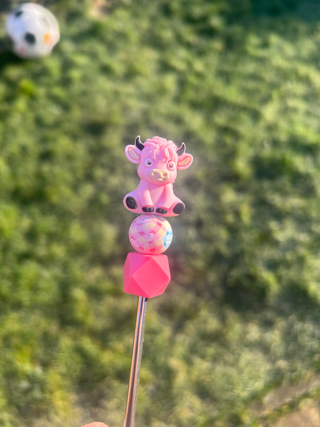 Magical farm pink - amigurumi sticks