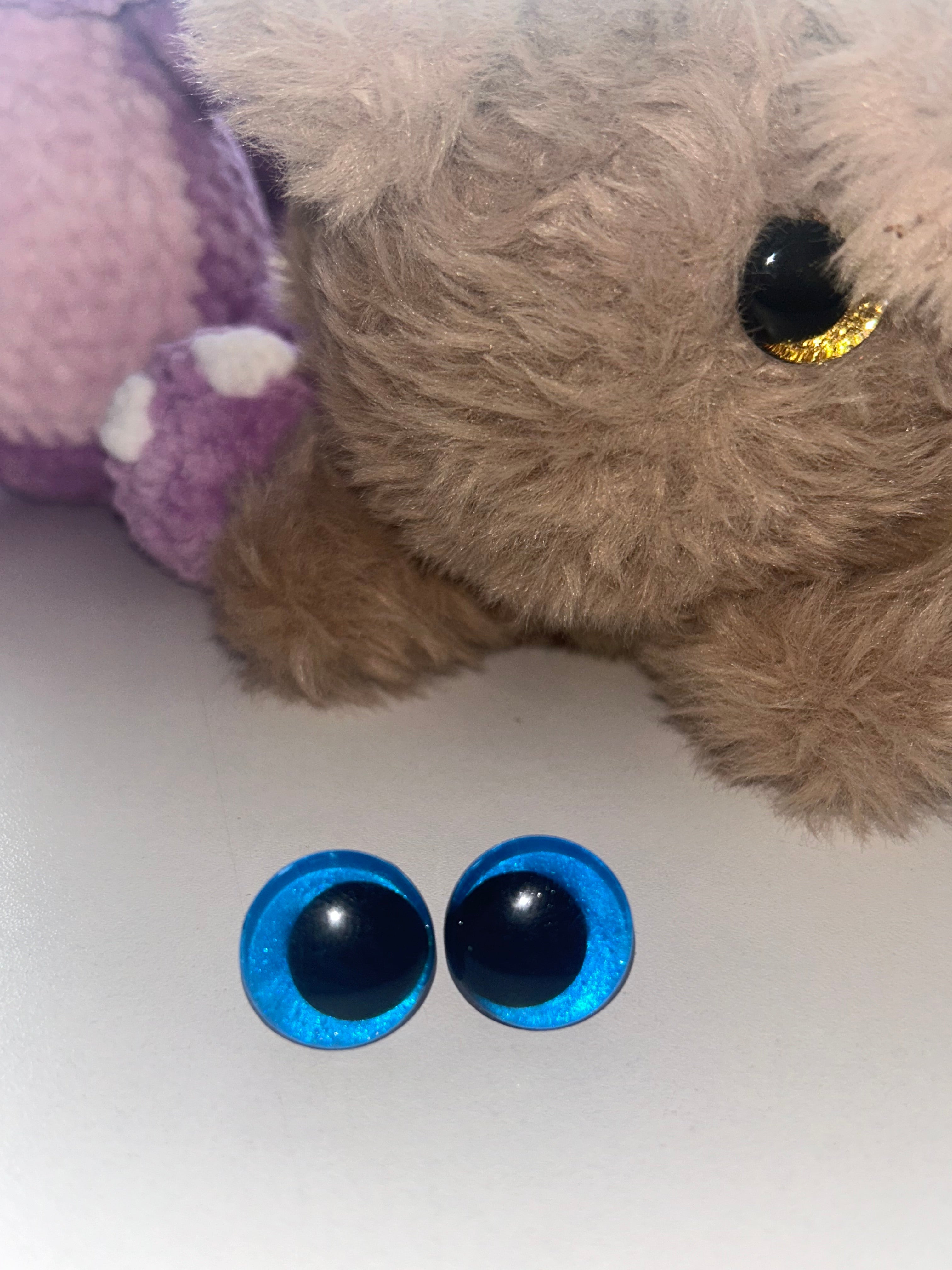 Magic blue safety eyes - 20mm (10pcs)