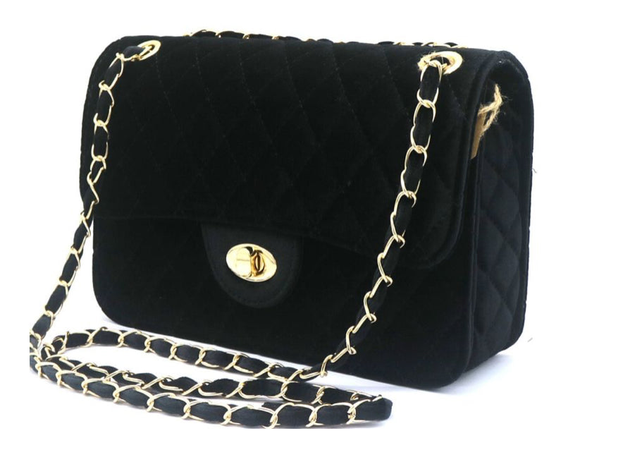 Fluff handbag-black