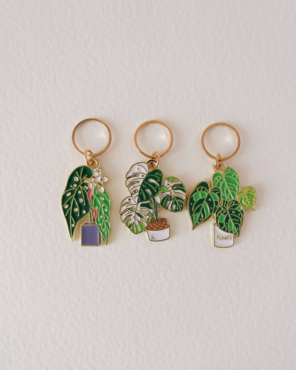 Monstera - stitchmarkers