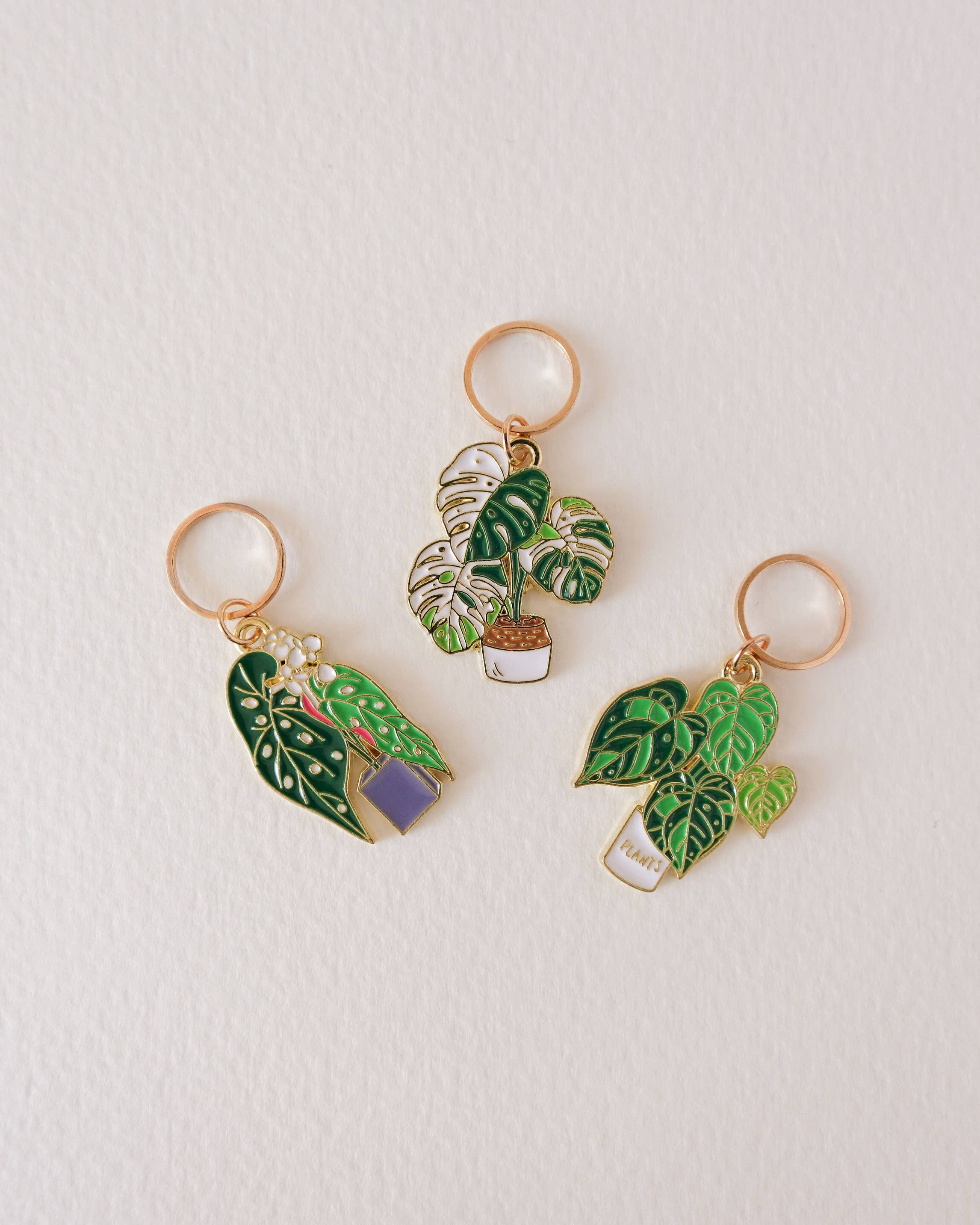PRE ORDER: Monstera - stitchmarkers